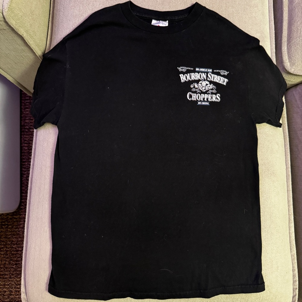 Bourbon Street Choppers Black T-Shirt Size M